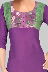 Cobalt Violet Kurta