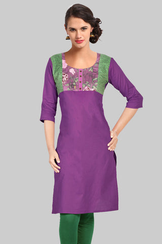 Cobalt Violet Kurta