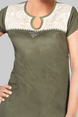 Dark Olive Green Kurta