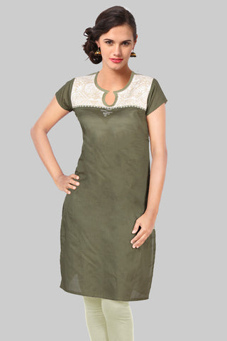 Dark Olive Green Kurta