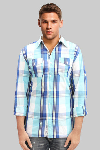 Ocean Blue Stripe Shirt