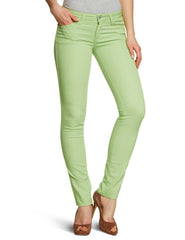 Ankle Length Parrot Green denim