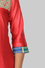 Electric Red Kurta