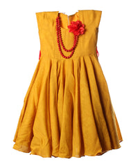 Yellow Dress With Red Beats