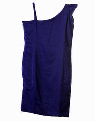 Navy Blue Velvet Dress