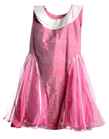 Pink And Silver Girl's Dress