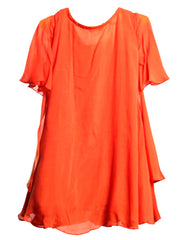 Orange Girl's Dress