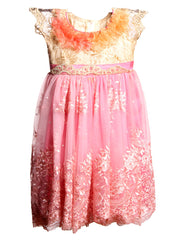 Pink Laced Girl's Dress