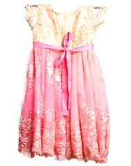 Pink Laced Girl's Dress