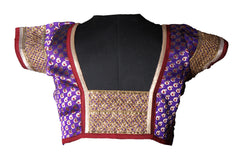 Purple Banaras Blouse