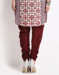 Maroon Churidar