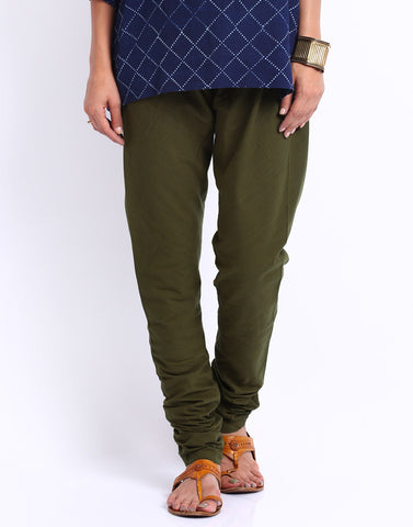 Olive Green Churidar