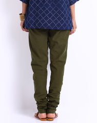 Olive Green Churidar