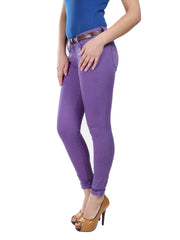 Ankle Length Violet denim