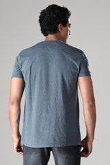 Travel n.57 - Blue Melange T-Shirt