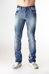 Coated Raw Comfort Fit Strech Jeans