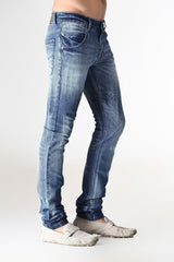 Coated Raw Comfort Fit Strech Jeans