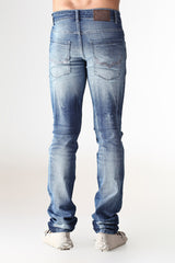 Coated Raw Comfort Fit Strech Jeans