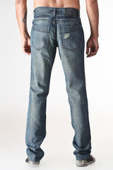 Laurel Leaf Non Strech Mid Weight  Back Pocket Embroidery Damaged Denim