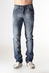 Streaked Indigo Strech Comfort Fit Jeans