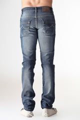 Streaked Indigo Strech Comfort Fit Jeans