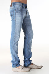 Blue Vintage Wash Comfort Stretch Fit Jeans