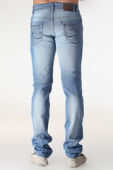 Blue Vintage Wash Comfort Stretch Fit Jeans