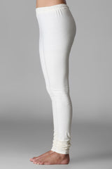 Women Cream Color Leggings