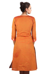 Carrot Orange Kurta