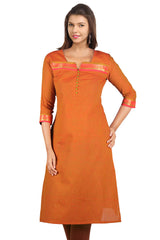 Carrot Orange Kurta