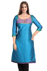 Blue Striped Kurta