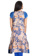 Blue Hakoba Printed Kurta