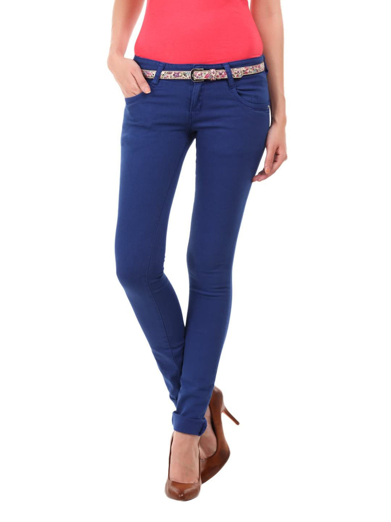 Ankle Length Cobalt Blue denim