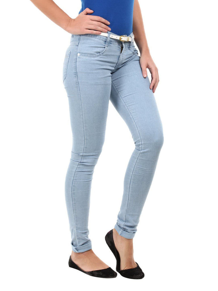 Ankle Length Light Blue denim