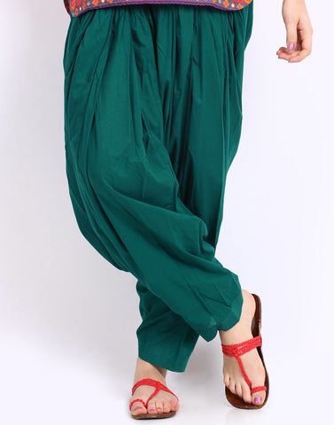 Dark Green Women's Patiala