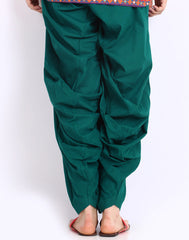 Dark Green Women's Patiala