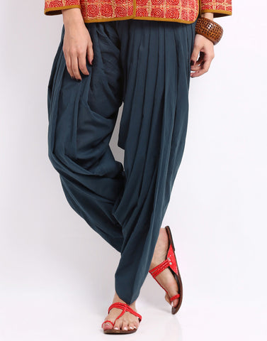 Dark Blue Women's Patiala