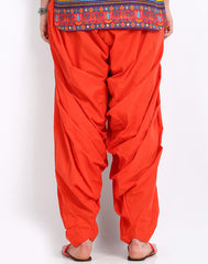 Orange Women's Patiala