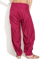 Dark Pink Women's Patiala
