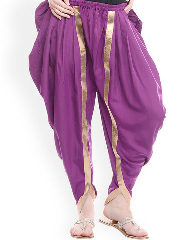 Purple Jaipuri Salwar